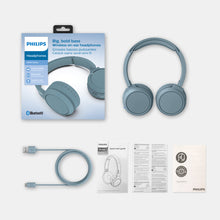 Load image into Gallery viewer, Philips TAH4205 Wireless Bluetooth On-Ear Headphones with Mic H4205