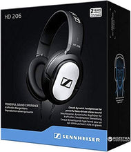 Load image into Gallery viewer, Sennheiser HD 206 Closed-Back Over Ear Headphones HD206