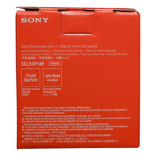 Load image into Gallery viewer, Sony FE 50mm F1.8 Standard LENSES SEL50F18F Full-frame E-mount Fast Prime Lens