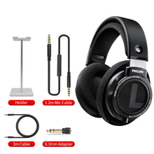 Load image into Gallery viewer, Philips SHP9500 HiFi Precision Stereo Over-Ear Headphones / SHP 9500 Cable with Mic Pack