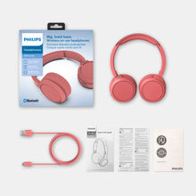 Load image into Gallery viewer, Philips TAH4205 Wireless Bluetooth On-Ear Headphones with Mic H4205