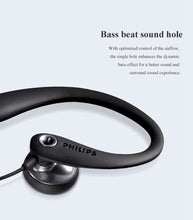 Load image into Gallery viewer, Philips SHS3305 Over The Ear Sport Earbuds with Mic, Earphones for Sports, Running and Gym
