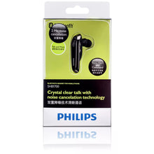 Load image into Gallery viewer, Philips SHB1700 Mono Bluetooth Headset with 2 Mic Noise Cancelation
