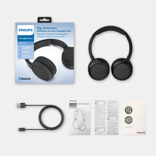 Load image into Gallery viewer, Philips TAH4205 Wireless Bluetooth On-Ear Headphones with Mic H4205
