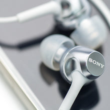 Load image into Gallery viewer, SONY MDR-EX255AP Closed Dynamic In-Ear Headphones In-Line Remote Mic
