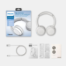 Load image into Gallery viewer, Philips TAH4205 Wireless Bluetooth On-Ear Headphones with Mic H4205
