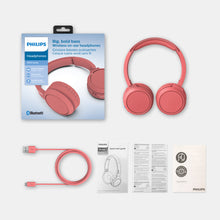 Load image into Gallery viewer, Philips TAH4205 Wireless Bluetooth On-Ear Headphones with Mic H4205
