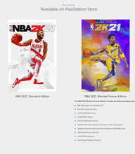 Load image into Gallery viewer, PS4 Game NBA 2K21 Mamba Forever Edition
