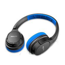 Load image into Gallery viewer, Philips ActionFit SH402 Wireless 40mm Bluetooth 5.0 Headphones with IPX4 20+ Hours Echo Cancellation Quick Charge - TASH402
